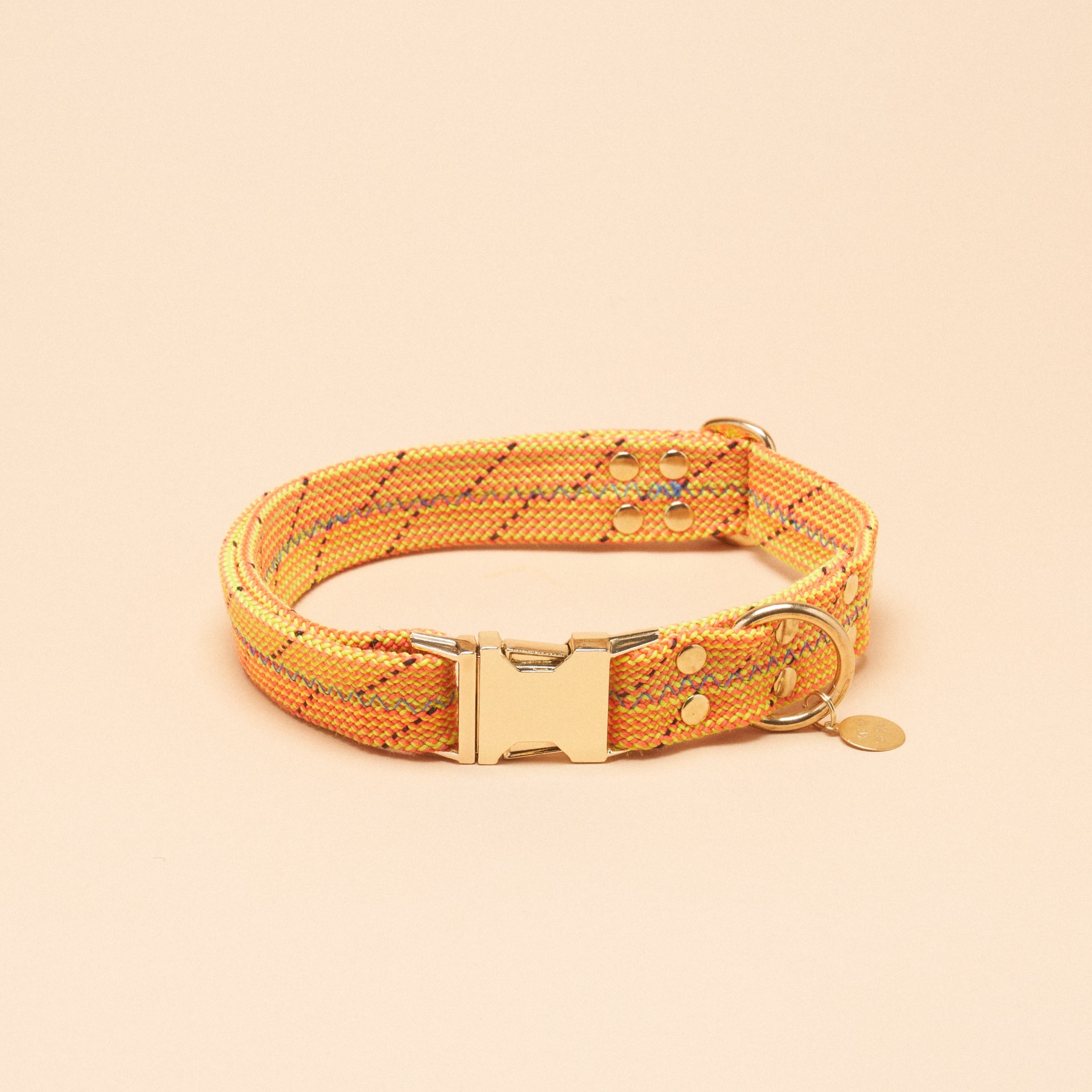 Dexter Large Dog Collar - Turbo Yellow