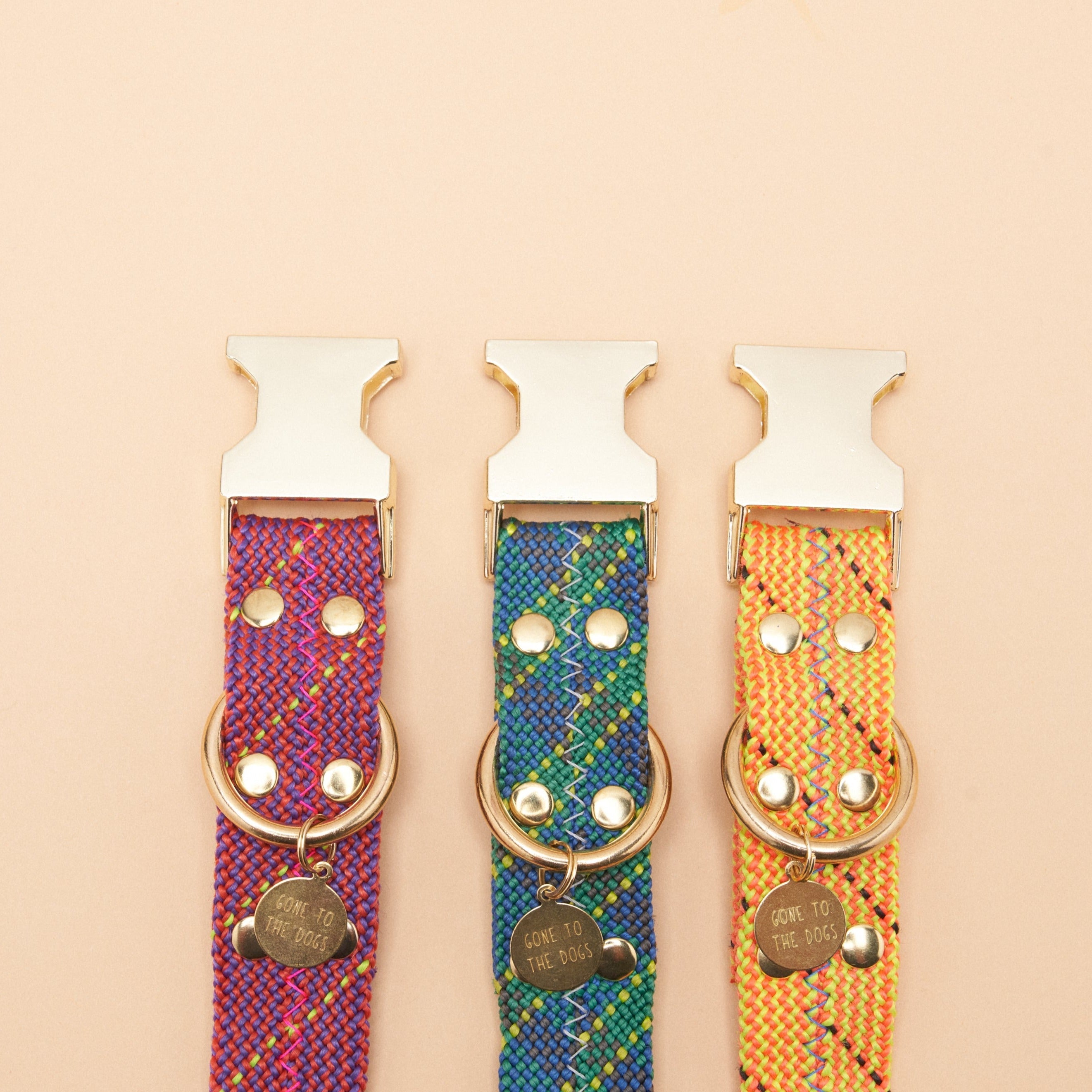 Dexter Large Dog Collar - Turbo Yellow