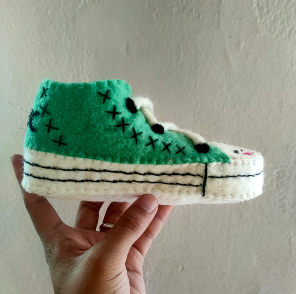 NYC Shoe Squeaker Toy - Liberty Green