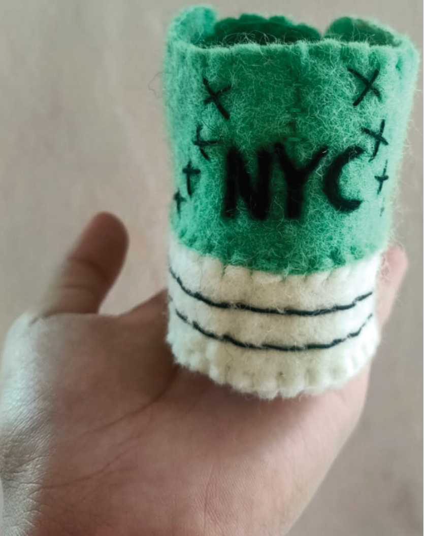 NYC Shoe Squeaker Toy - Liberty Green