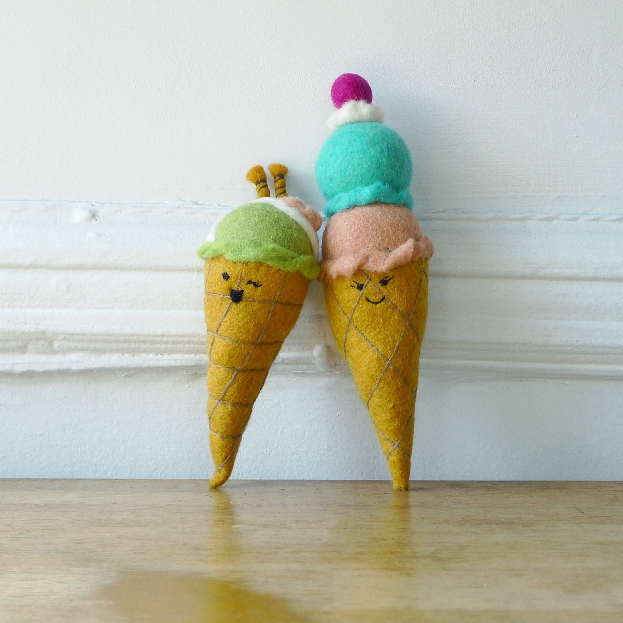Single Scoop Cone Squeaker Toy