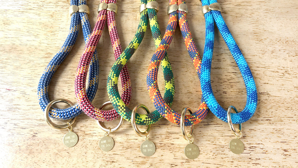 Saimin Flat Rope Collar - Green