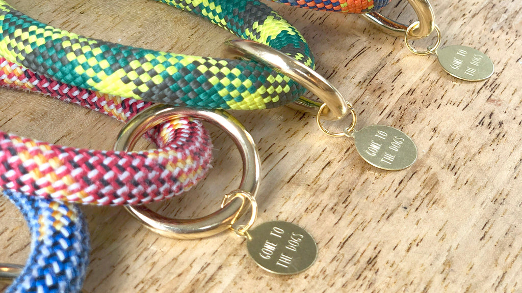 Saimin Flat Rope Collar - Green