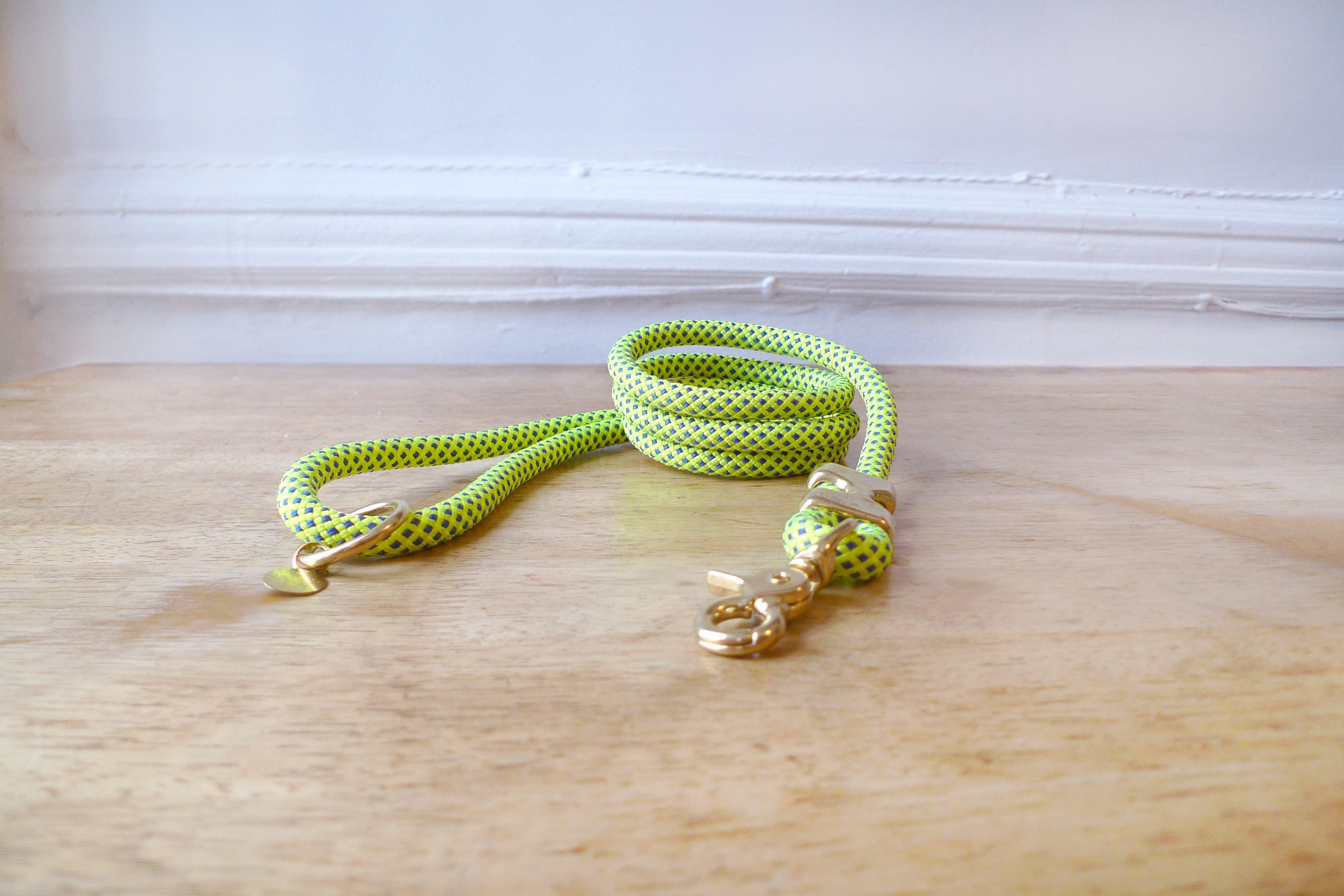 Fuji Rope Leash - Neon Green