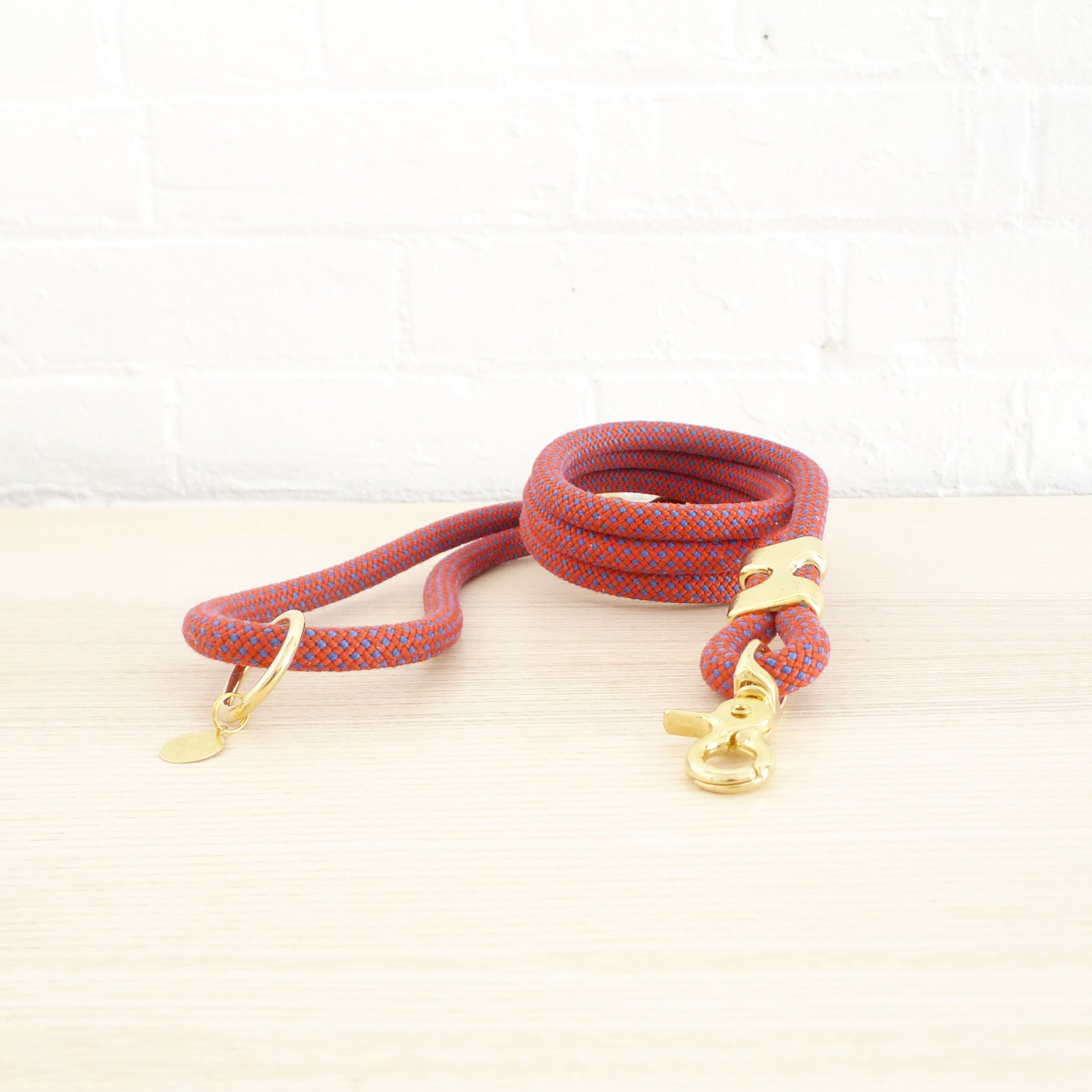 Fuji Rope Leash - Rose